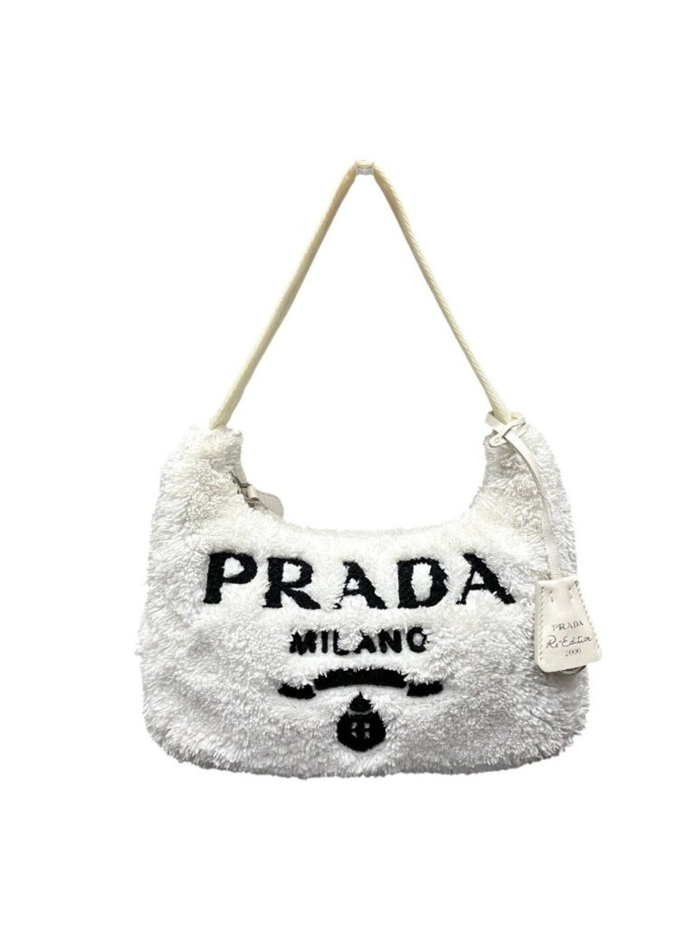 Prada Terry Handbag Nylon Fleece